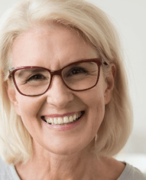 Woman smiling having found her purpose